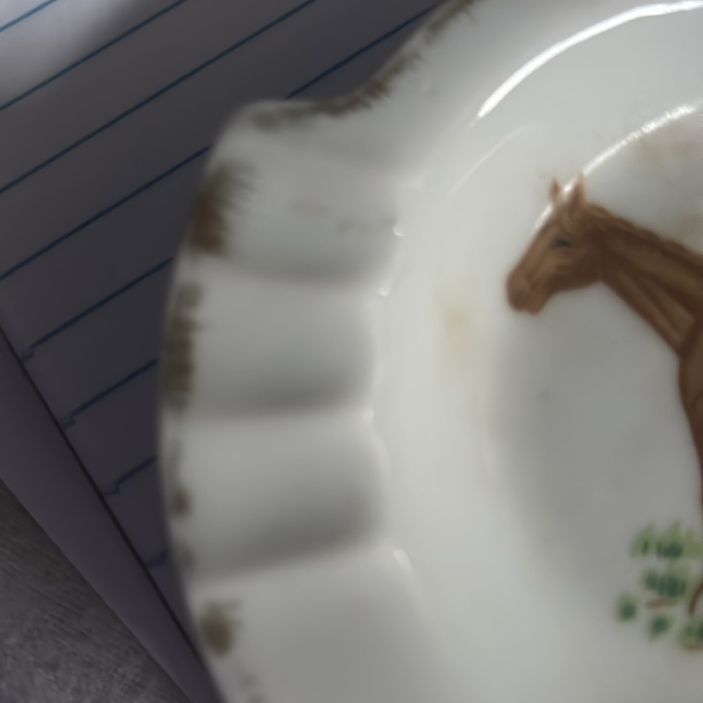 Vintage Napco Horse Design Ashtray - Picture 4 of 4